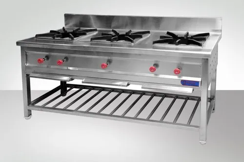 Three burner indian range